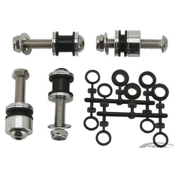 TC-Choppers sissybar Docking hardware kit afneembare zijplaten - Dyna