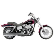 Cobra Sistema de escape Speedster largo con POWERPORT, Chrome 06-11 DYNA