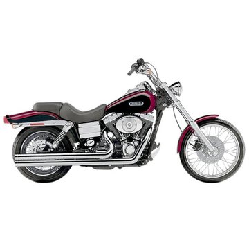 Cobra Sistema de escape Speedster largo con POWERPORT, Chrome 06-11 DYNA