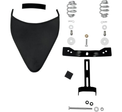 TC-Choppers seat solo Spring and Mount Kit Front Bolt-on Steel Black 04-06 and 10-16 Sportster XL
