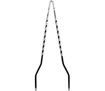 Cycle Visions sissybar Twisted Bars - Black 30 inch