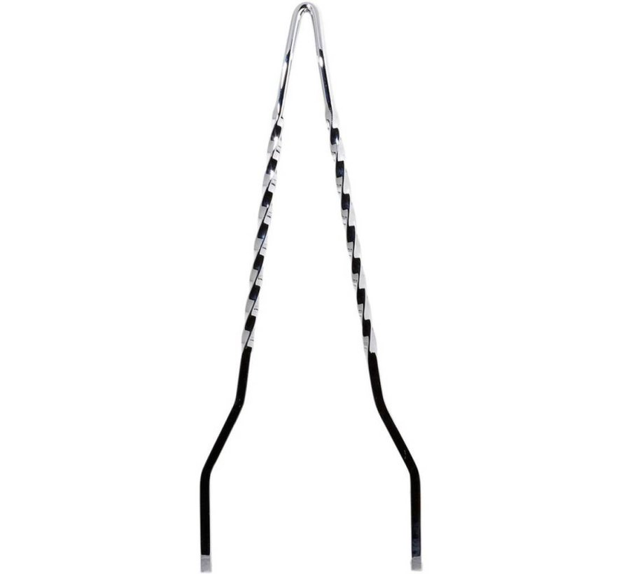 sissybar Twisted Bars - Zwart 30 inch