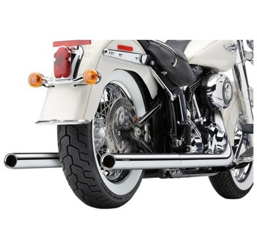 Cobra Système d'échappement vrai Duals Chrome; Pour 12-16 modèles / FXS FLS / FLST