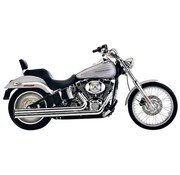 Cobra Das Abgassystem Speed ​​lange Power Crossover Chrome, für alle 12 bis 16 FXS / FLS / FLST Modelle