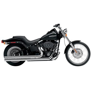 Cobra Uitlaatsysteem Speedster Long chroom hitteschilden; Voor Softail 1986-2006