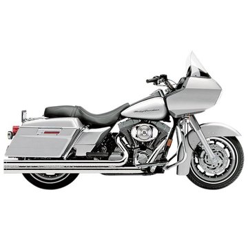 Cobra Système d'échappement Speedster long Chrome boucliers thermiques; Pour FLH / T 1995 - 2006