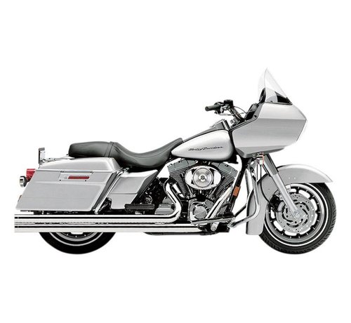 Cobra Exhaust system Speedster Long Chrome heat shields; For FLH/T 1995 - 2006