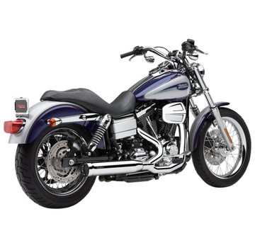 Cobra Exhaust system Power Pro HP 2 into 1 chrome; For all 12-16 Dyna models (except FLD)