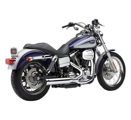 Cobra Exhaust system Power Pro HP 2 into 1 chrome; For all 12-16 Dyna models (except FLD)