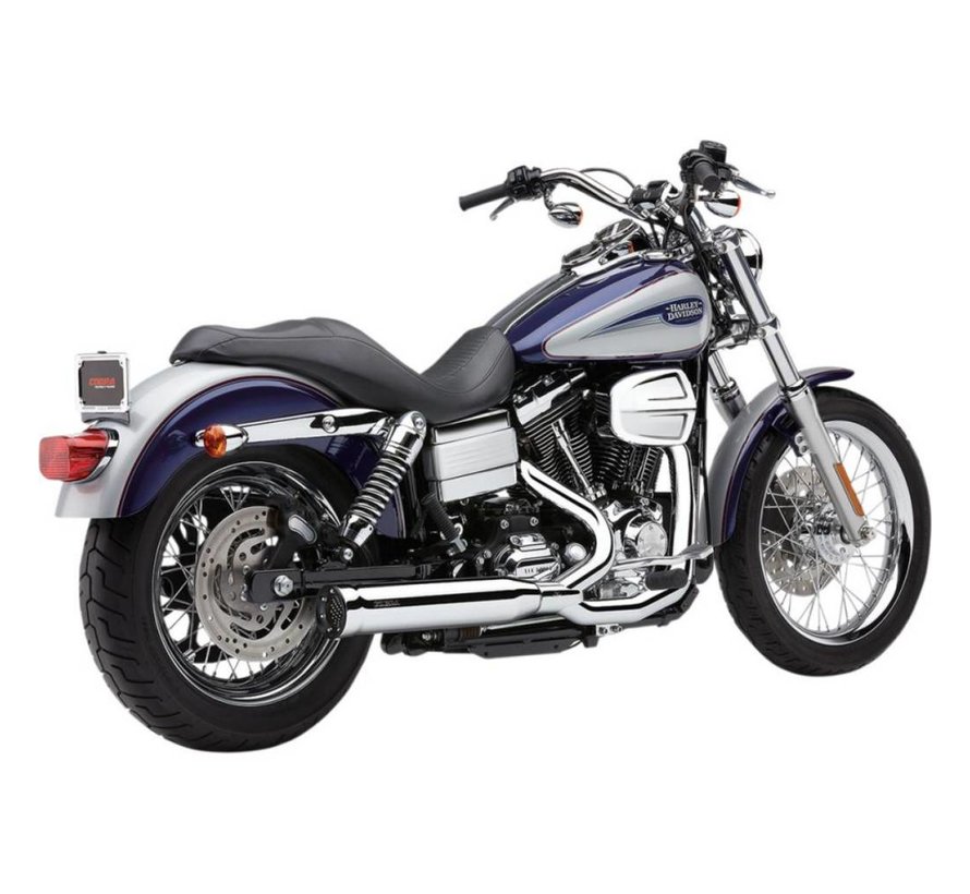 Exhaust system Power Pro HP 2 into 1 chrome; For all 12-16 Dyna models (except FLD)
