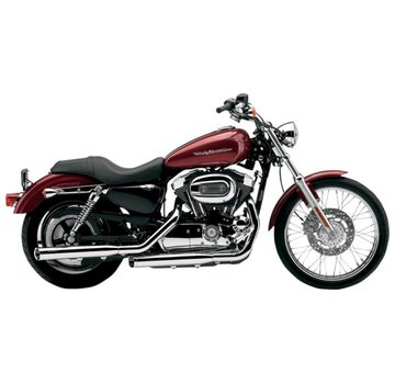 Cobra exhaust 3 inch slip-on mufflers chrome; for 04-13 XL Sportster