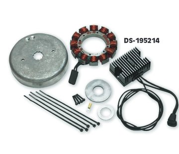 Cycle Electric Kits de alternador de carga - HD 84 -03 - para agregar necesidades eléctricas aumenta el amperaje