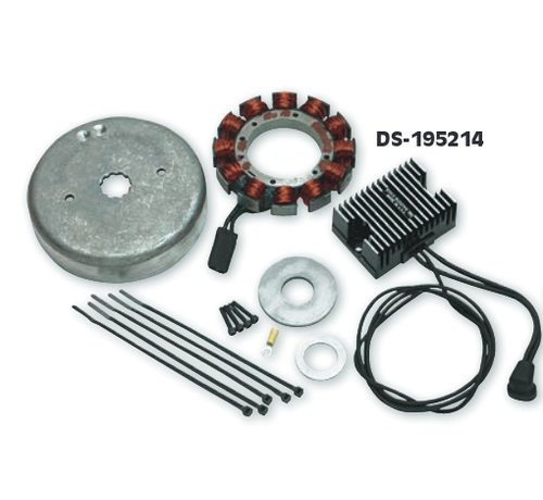 Cycle Electric Charging Altenator kits - HD 84 -03 - for Adding electrical needs increases amperage