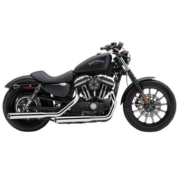 Cobra exhaust 3 inch slip-on mufflers chrome; for14-16 XL Sportster