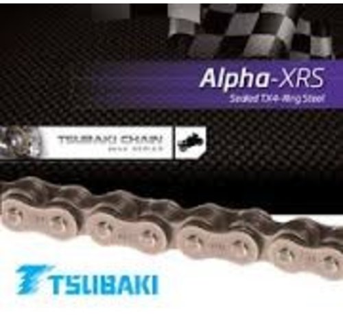 Tsubaki chain drive 530 XRS ALPHA 0-ring Chains Rear