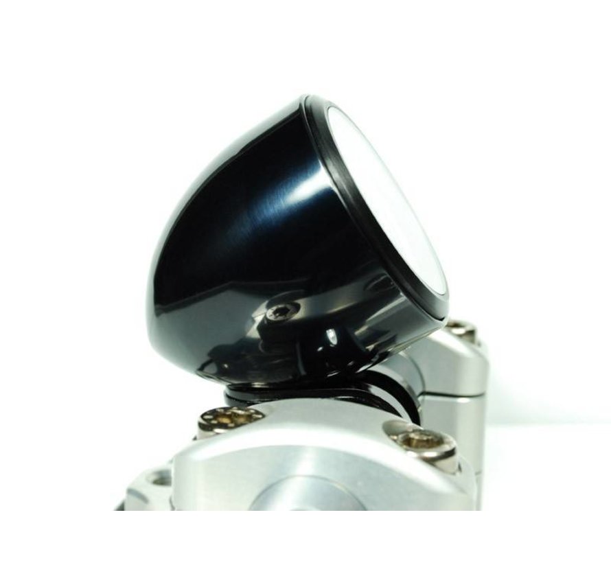Motoscope taza taza pequeña línea de corriente 49mm - Negro o Pulido