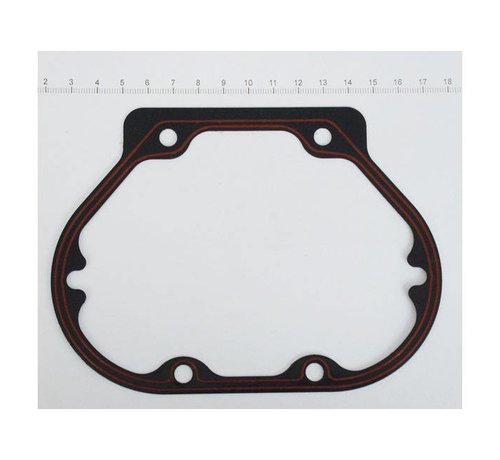 James  Engine Transmission end cover - gasket silicone; fits 99-06 Bigtwin
