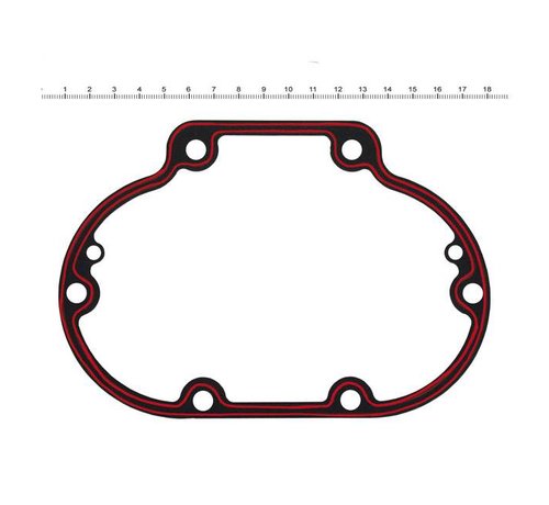 James junta base de acero silicona Se adapta a: > 06-17 Dyna; 07-23 Softail; 07-23