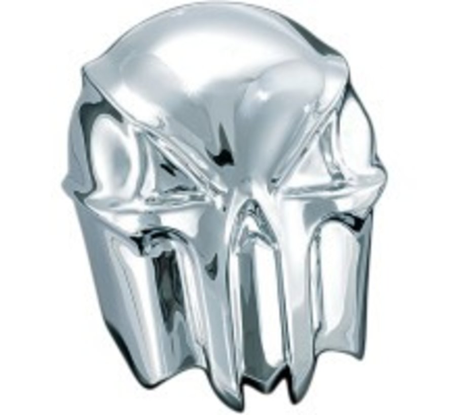 Kuryakyn Skull horn cover Chrome Fits: > 93-20 H-D