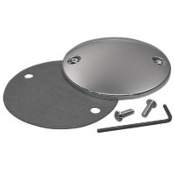 TC-Choppers Point cover chrome, Black or Wrinkle black domed Fits:> Bigtwin 70-99, and 71-21 XL Sportster