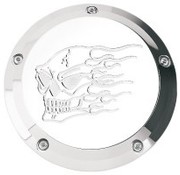 Joker Machine Chrome Billet Derby Cover, heißen Kopf