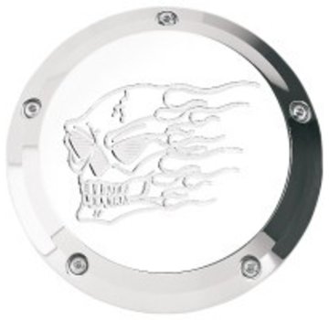 Joker Machine Chrome Billet Derby Cover, heißen Kopf