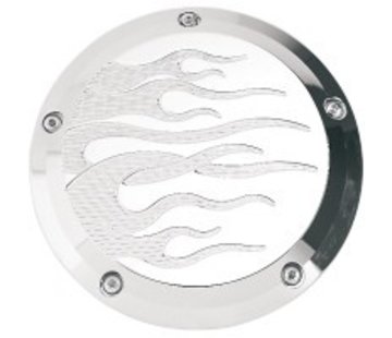 Joker Machine primary derby cover Chrome billet for 70-13 Big Twin