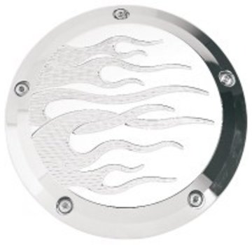 Joker Machine primary derby cover Chrome billet for 70-13 Big Twin