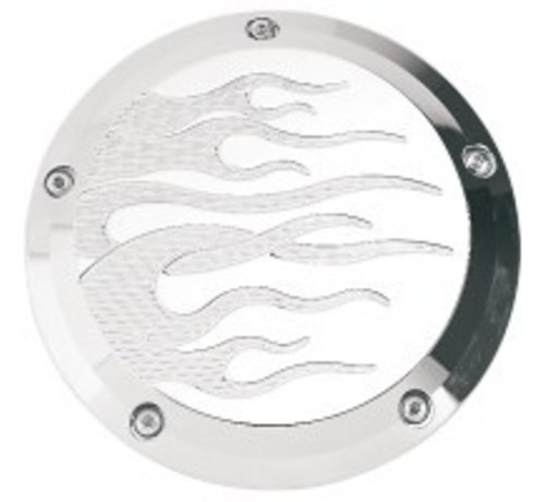 Joker Machine primary derby cover Chrome billet for 70-13 Big Twin