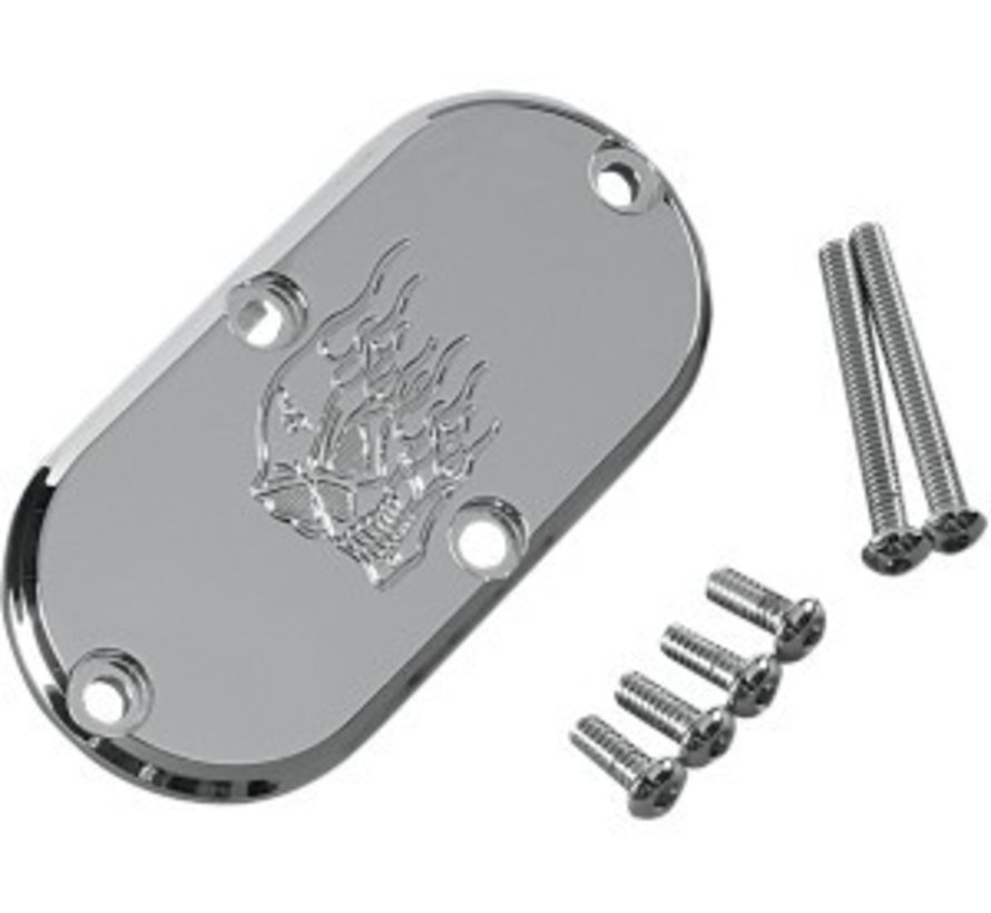 primary inspection cover - hothead for for 65-06 Big Twins and 86-up FXST/FLST FXWG and 93-05 FXDWG