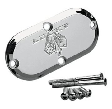 Joker Machine primary inspection cover - lucky 7 for for 65-06 Big Twins and 86-up FXST/FLST FXWG and 93-05 FXDWG