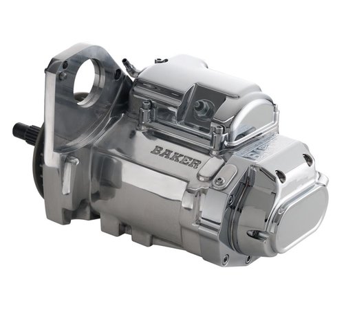 Baker transmission 6-speed - clear Black or Polished Fits: > Softail evo 1990-1999