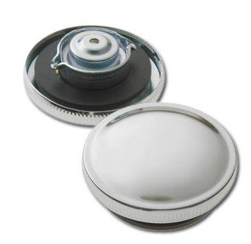 TC-Choppers gas tank gas cap set - Chrome Fits: > Bigtwin and Sportster 1965-1972