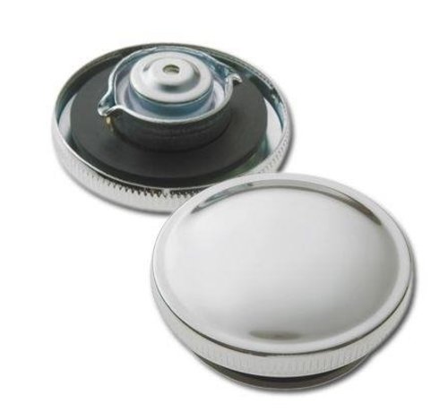 TC-Choppers gas tank gas cap set - Chrome Fits: > Bigtwin and Sportster 1965-1972