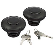 MCS gas tank gas cap set - black - with lock