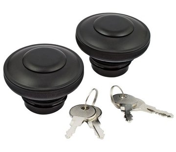 MCS gas tank gas cap set - black - with lock