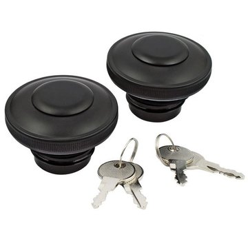 MCS gas tank gas cap set - black - with lock