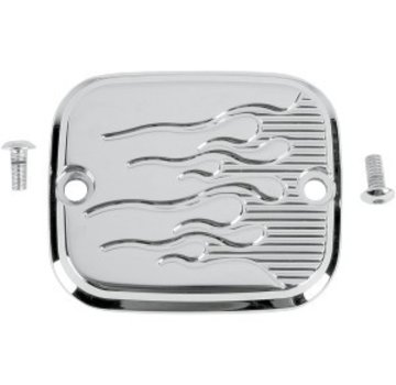 Joker Machine brake front/rear master cylinder cover - flame