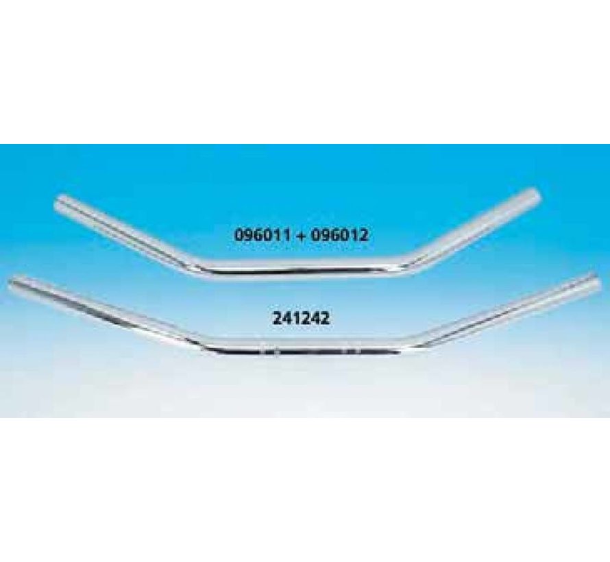 handlebars 1 inch (2 54 cm) triple Chrome plated