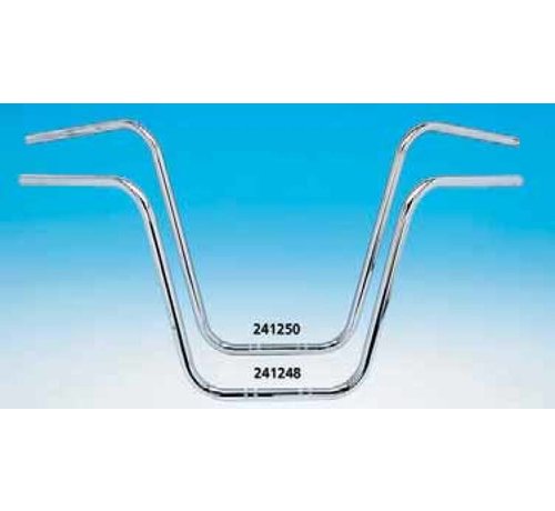 TC-Choppers handlebars 1 inch (2 54 cm) triple Chrome plated