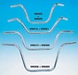 handlebars 1 inch (2 54 cm) triple Chrome plated