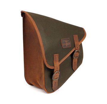 Longride bags waxed cotton swingarm bag