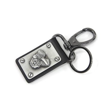 TC-Choppers Flathead style keychain with a silver patina finish Fits: > Universal