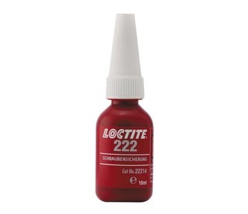 Loctite thread lockers: 222 fluid 10cc