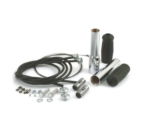 Samwell Supplies Springer handlebar throttle kit - 35-48 UL/EL/WL; & early springer bars with linkert carburetor