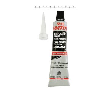 Loctite 5910 premium silicone noir - tube de 40cc
