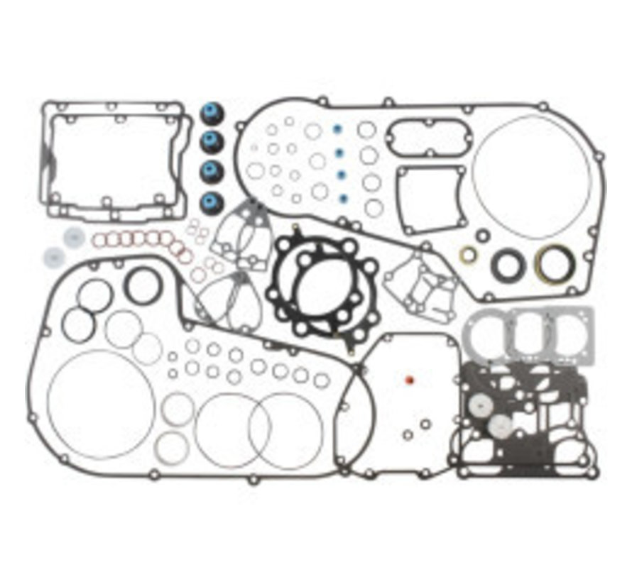 Engine Extreme Sealing Motor Complete Gasket set - for 99-06 Twincam (except 06 Dyna) BORE SIZE 99 99 mm (3 937 inch )