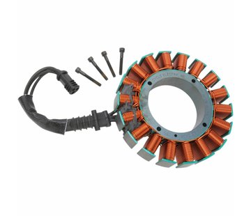 Cycle Electric Dynamo Stator Past op: > 08-17 Softail, Dyna
