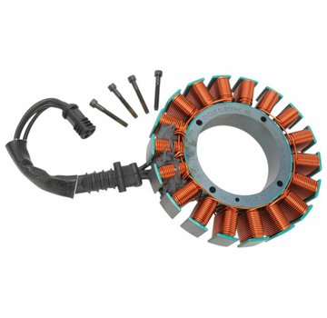 Cycle Electric Dynamo Stator Past op: > 08-17 Softail, Dyna