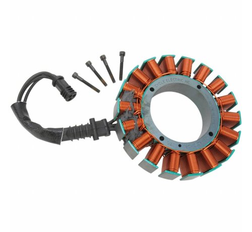 Cycle Electric Stator d'alternateur compatible avec : > 08-17 Softail Dyna